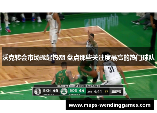 沃克转会市场掀起热潮 盘点那些关注度最高的热门球队